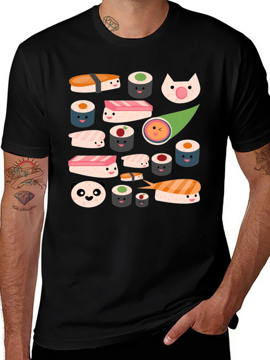 Sushi Fun Graphic T-Shirt