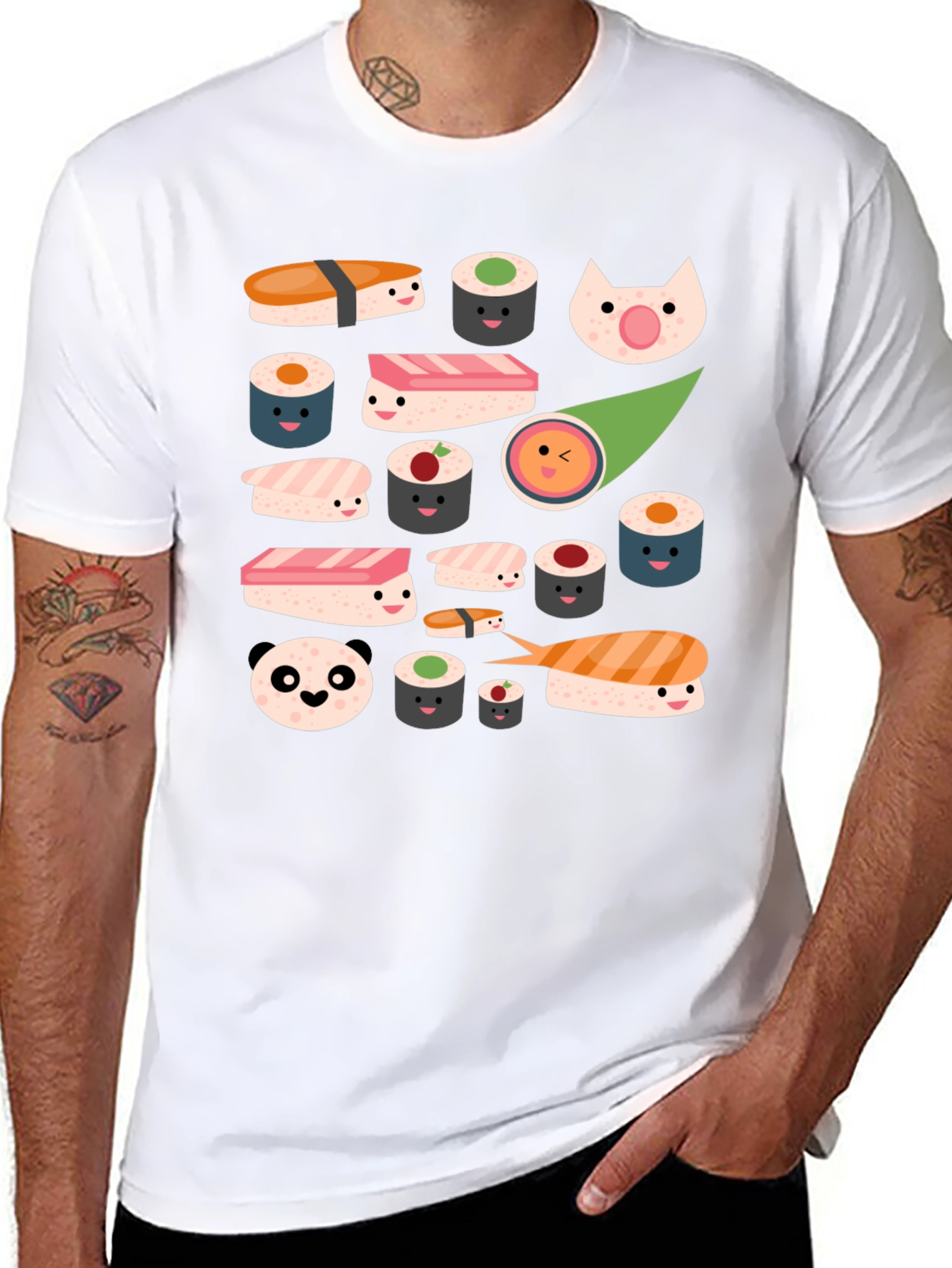 Sushi Fun Graphic T-Shirt