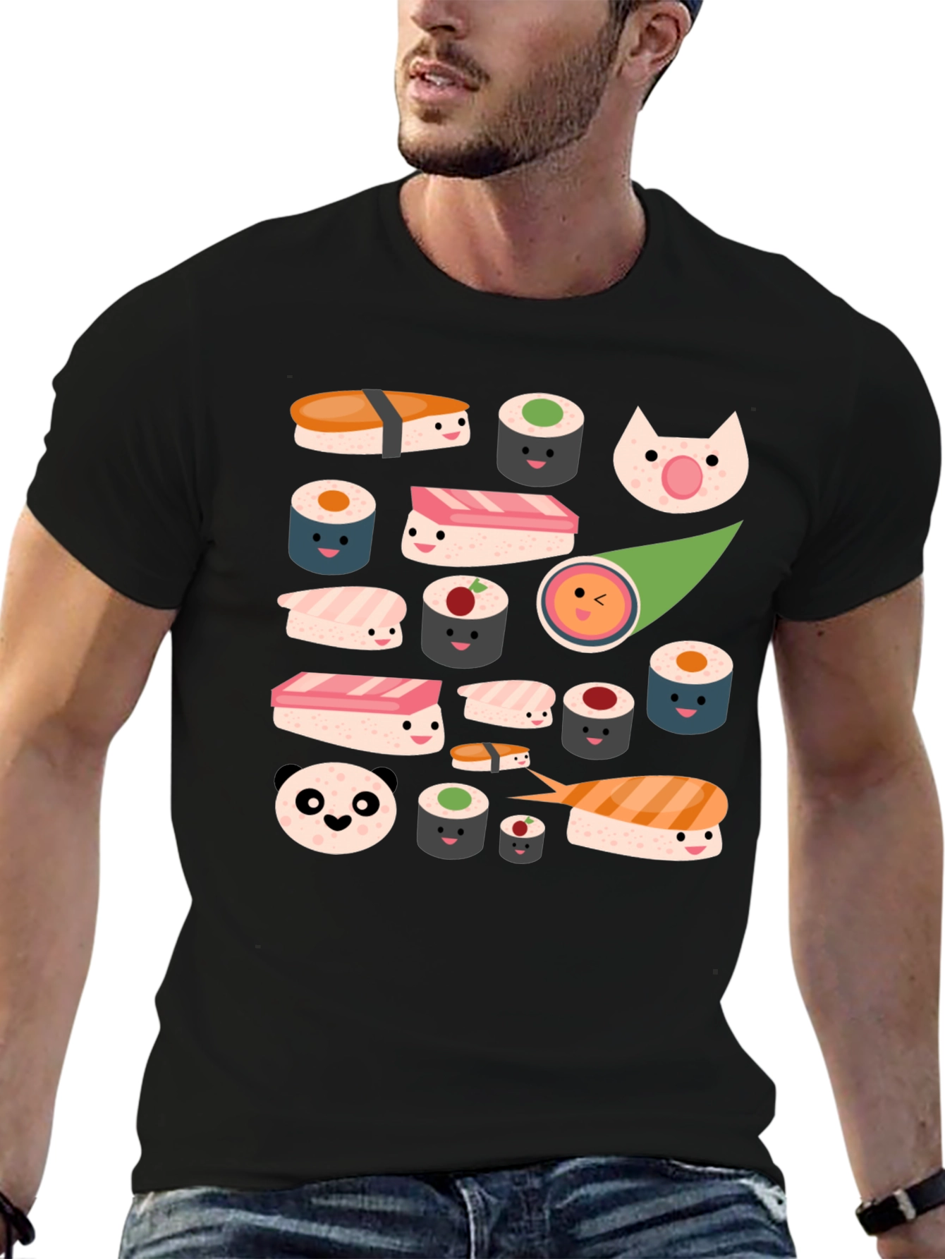 Sushi Fun Graphic T-Shirt