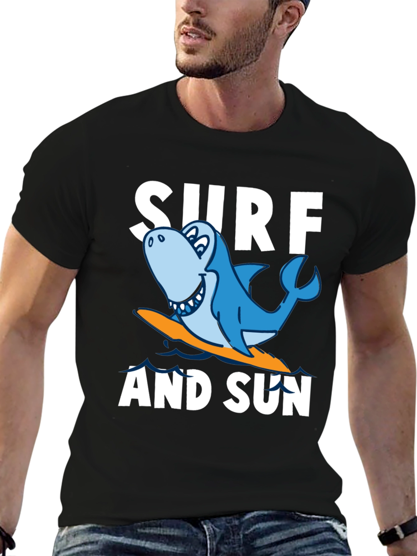 Surf and Sun Shark Graphic T-Shirt