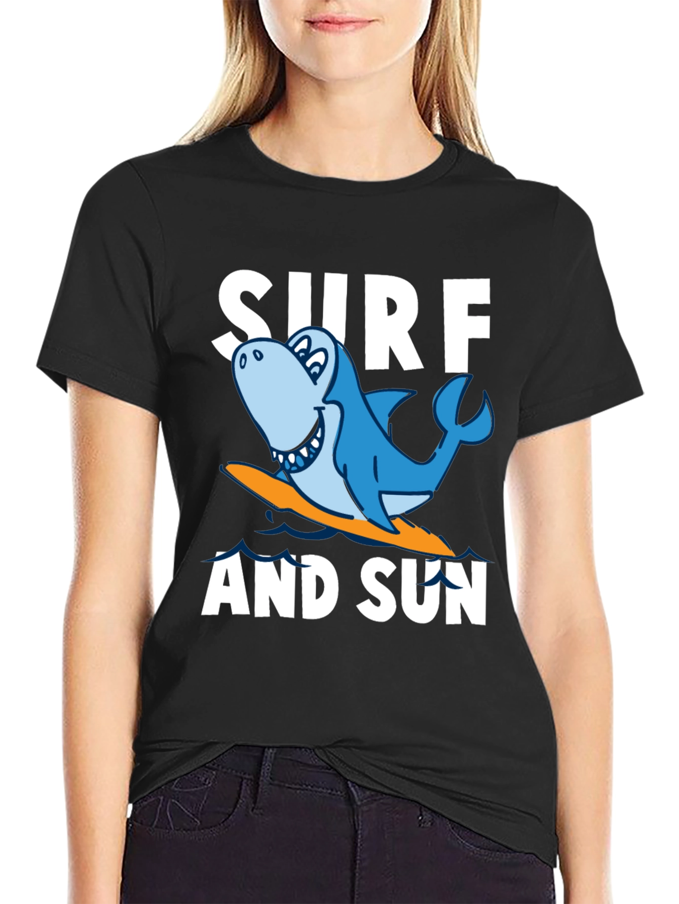 Surf and Sun Shark Graphic T-Shirt