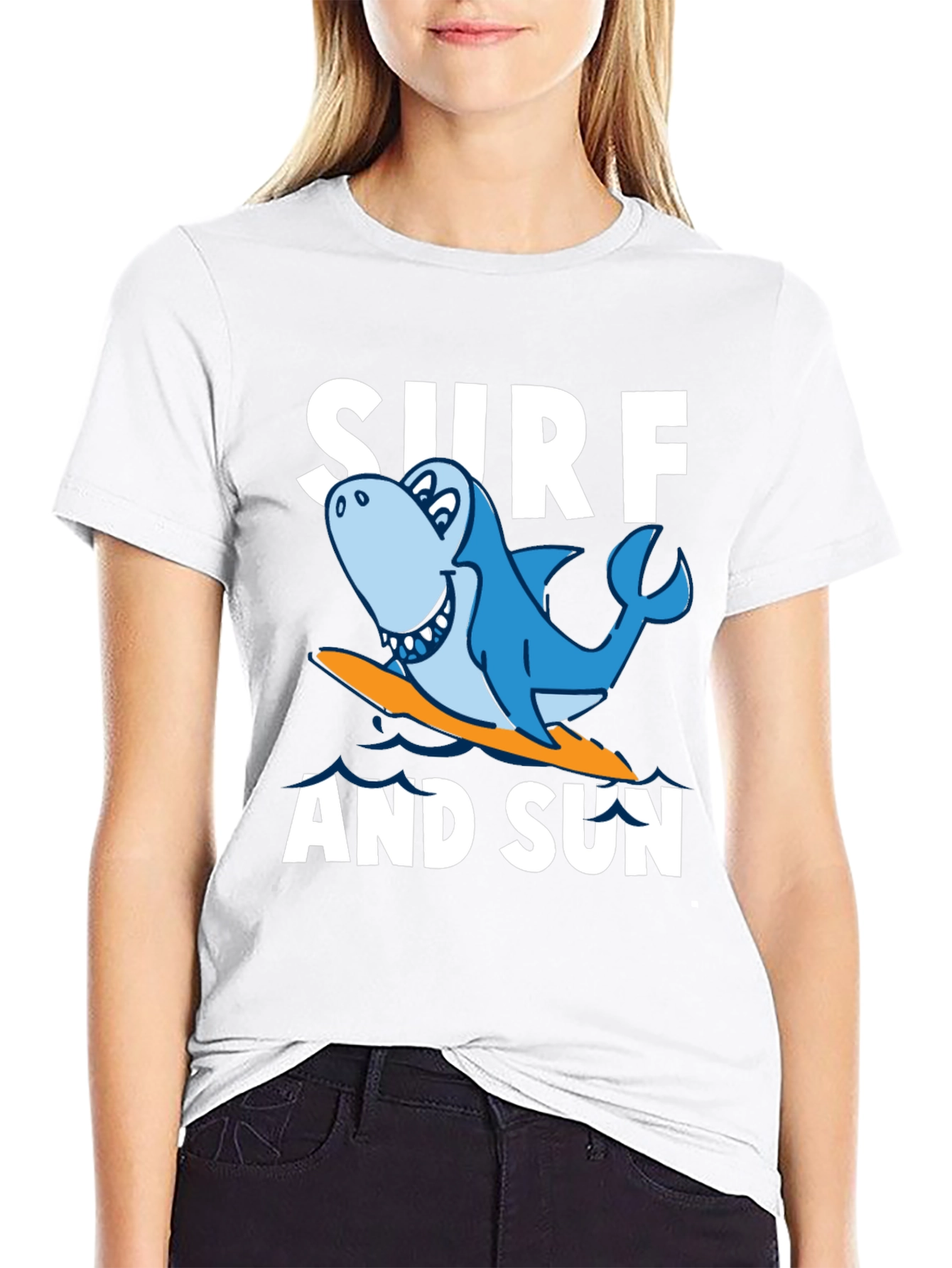 Surf and Sun Shark Graphic T-Shirt