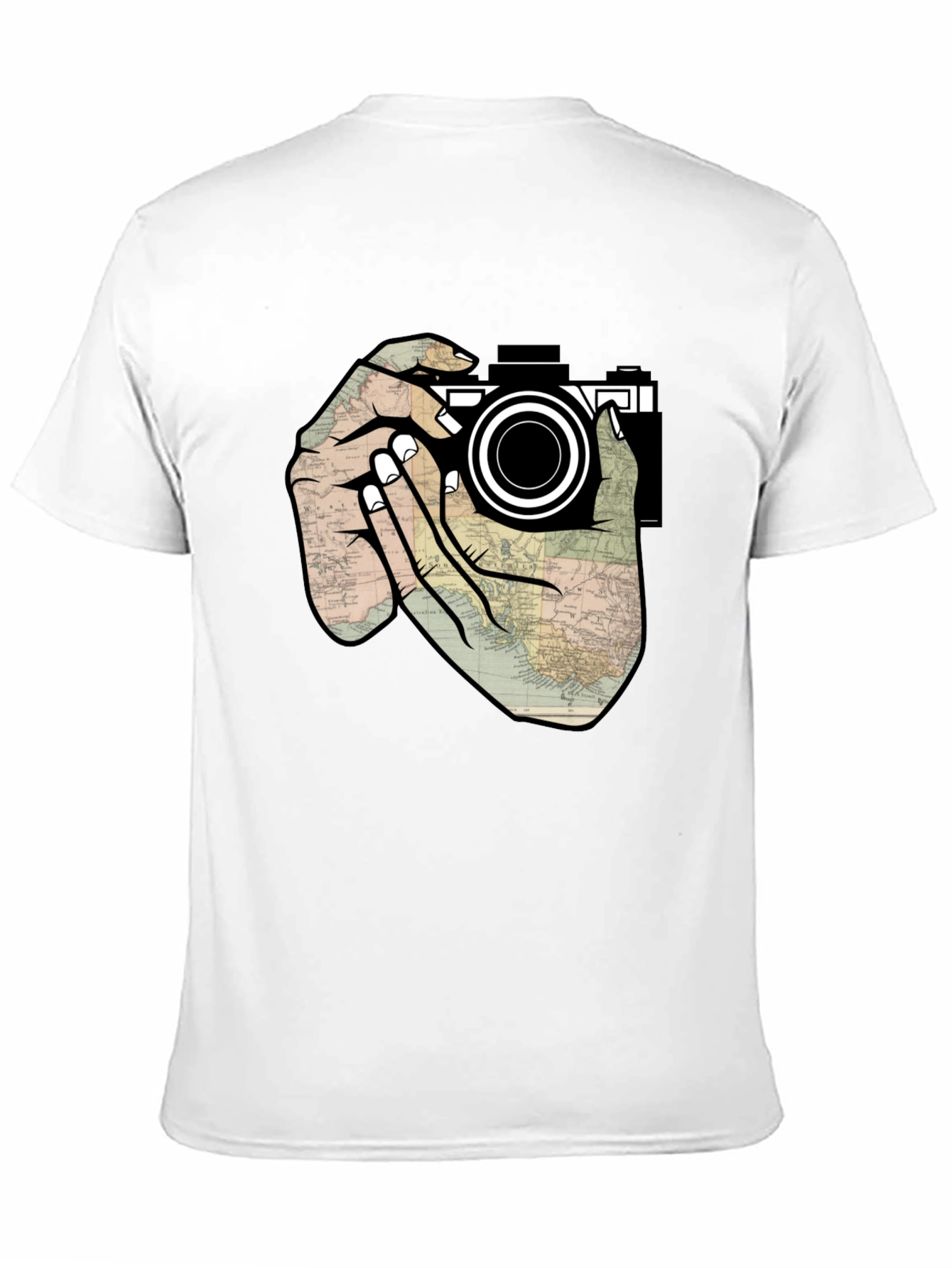 Photographers Map T-Shirt