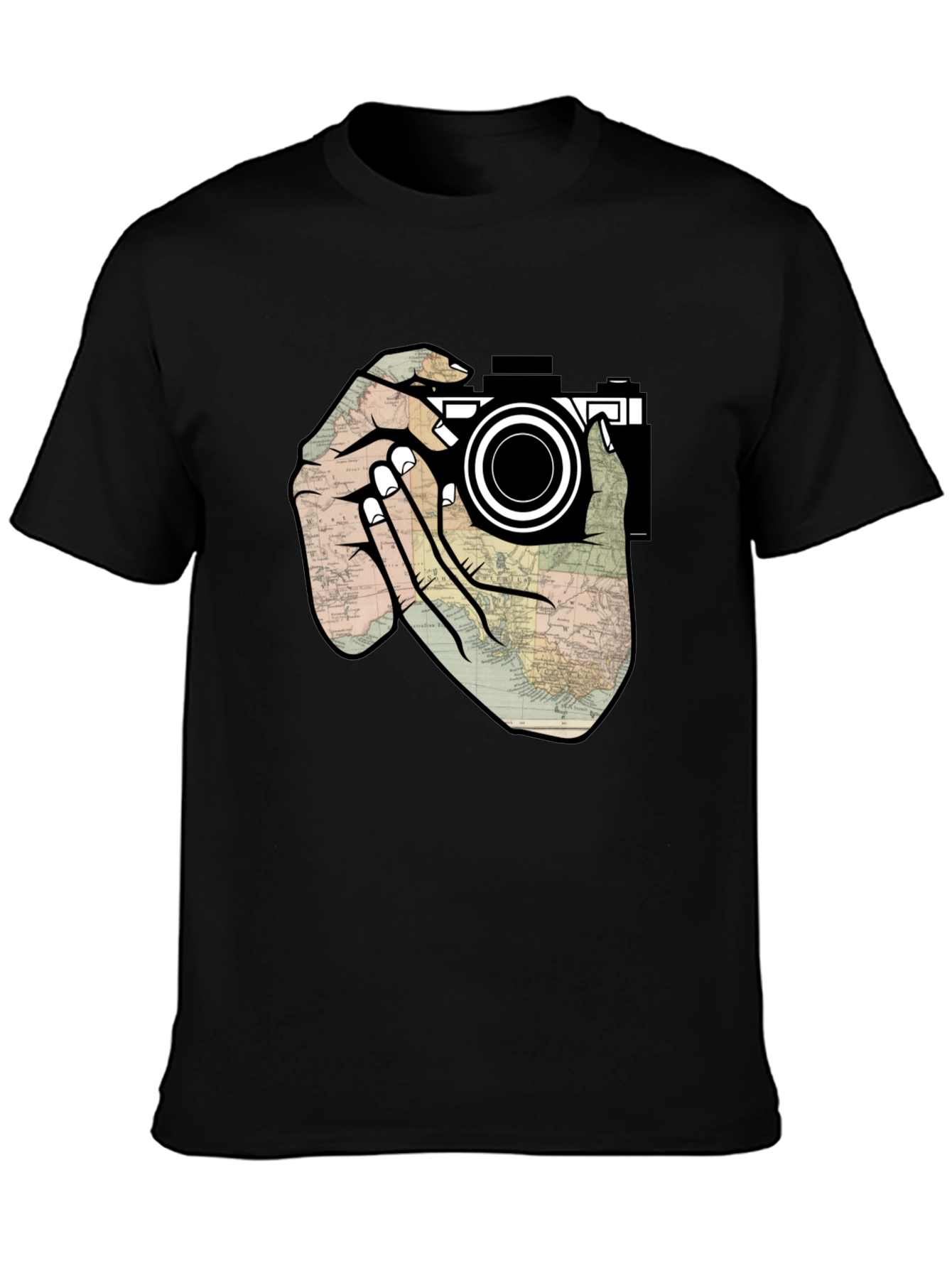 Photographers Map T-Shirt