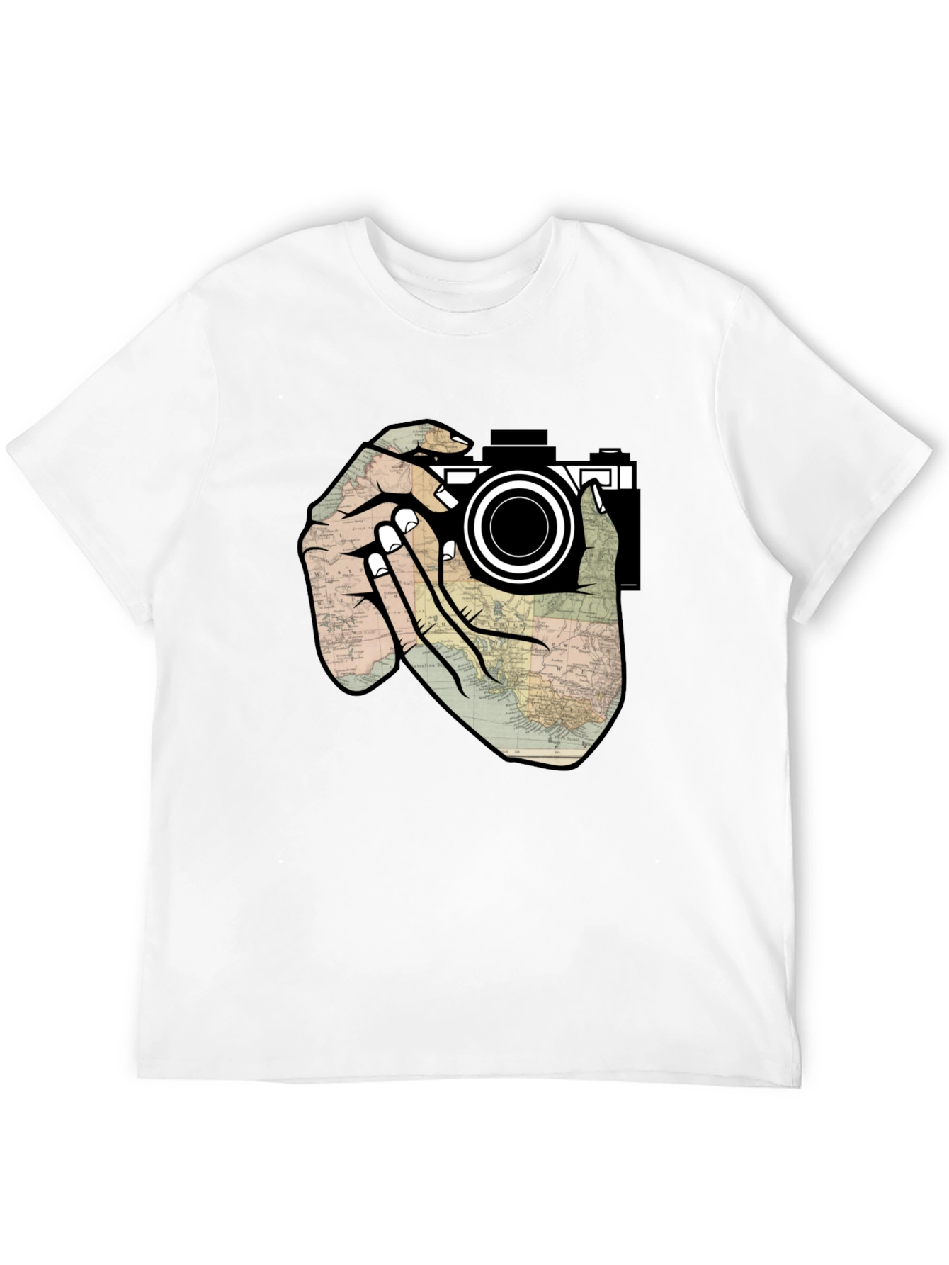 Photographers Map T-Shirt