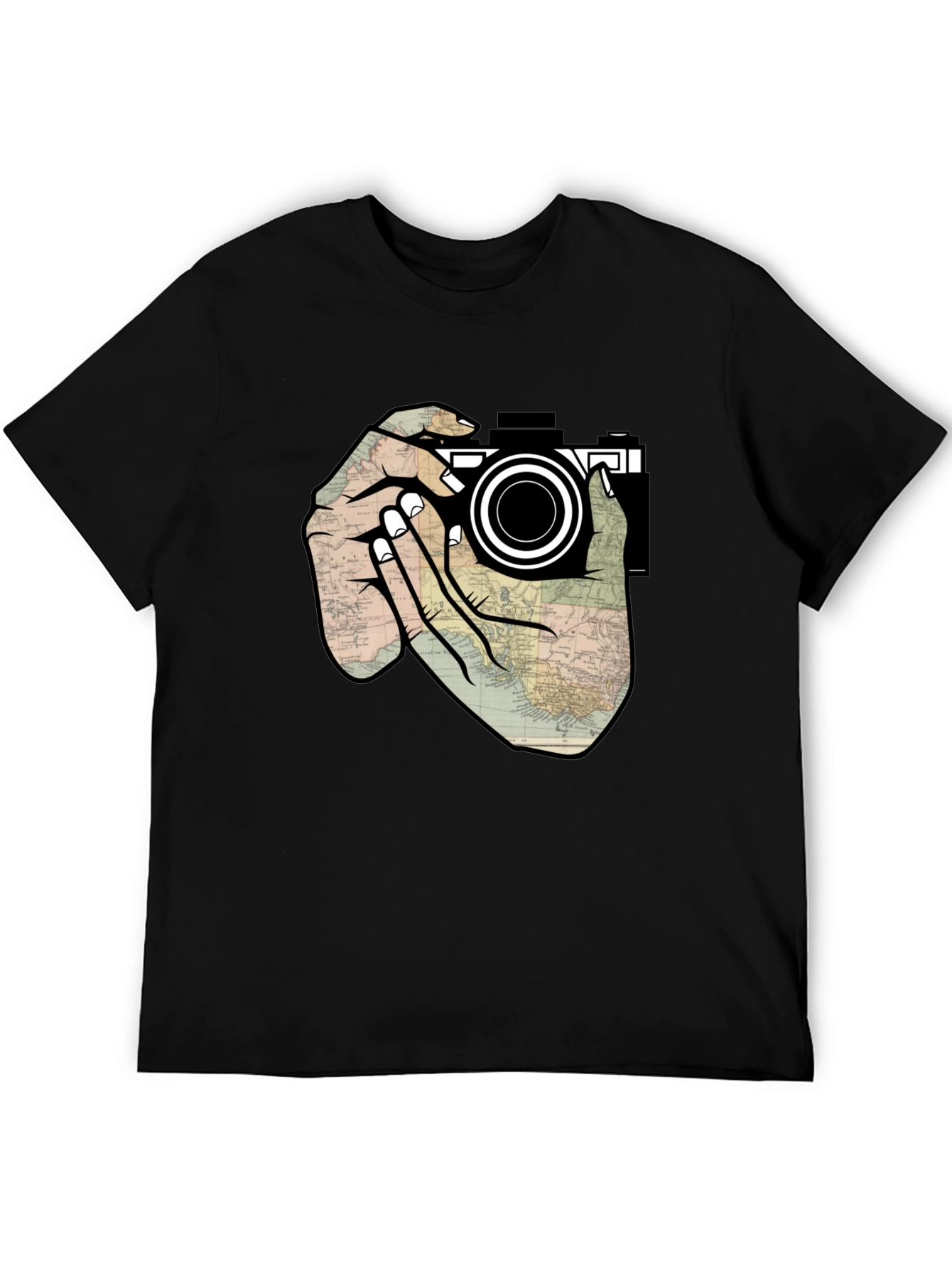 Photographers Map T-Shirt