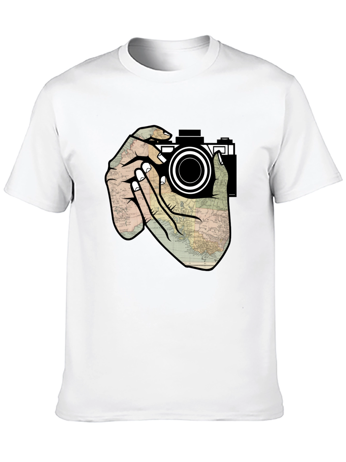 Photographers Map T-Shirt
