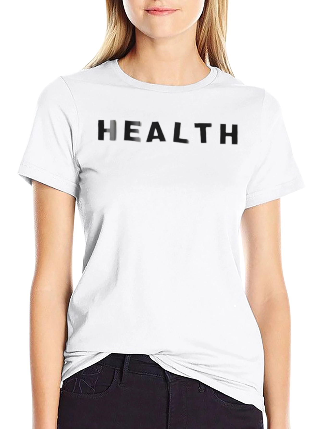HEALTH Graphic Black T-Shirt