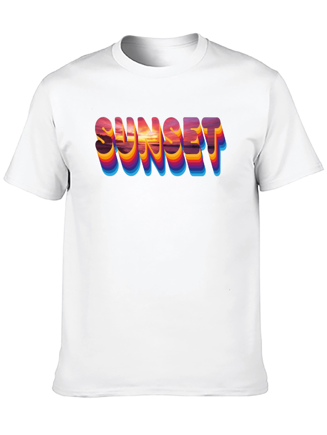 Sunset Graphic T-Shirt - Retro Style Tee
