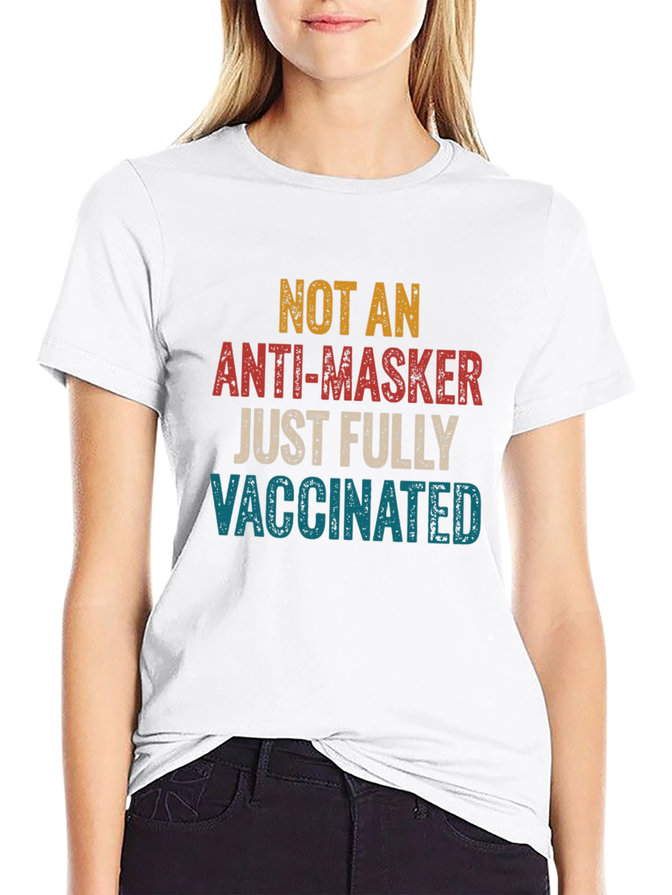Fully Vaccinated T-Shirt - Anti-Masker Humor Tee