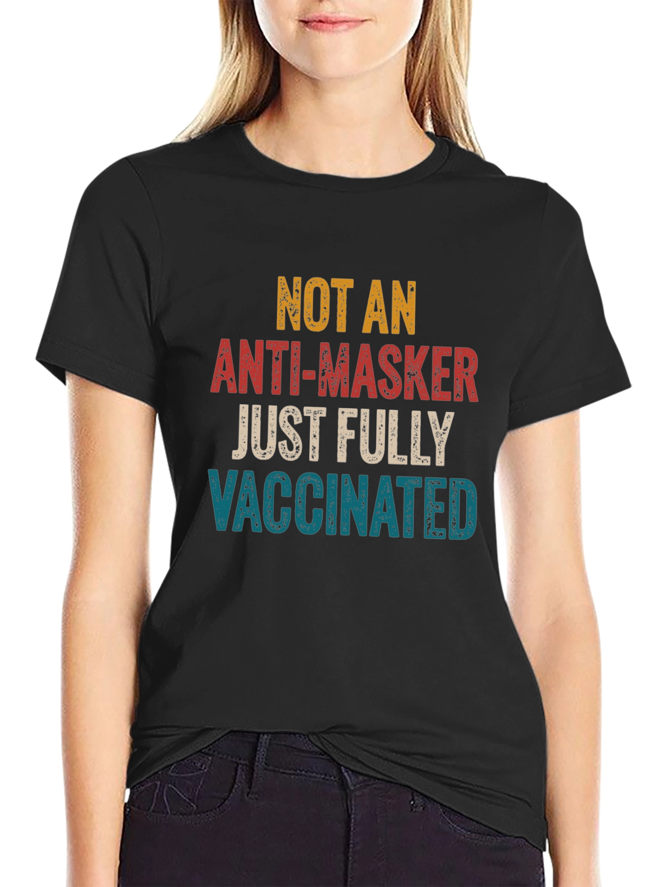 Fully Vaccinated T-Shirt - Anti-Masker Humor Tee