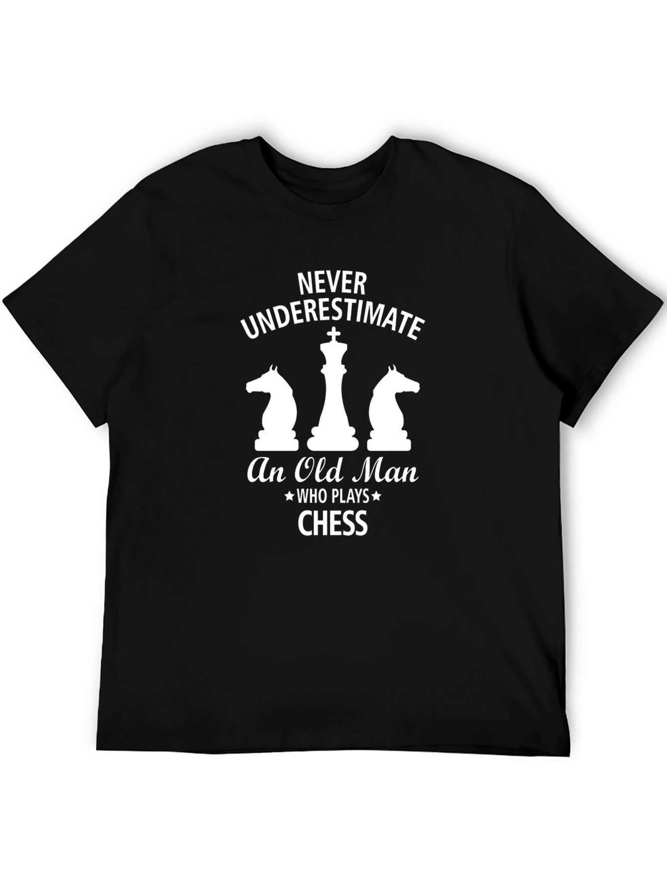 Chess Old Man T-Shirt: Never Underestimate!