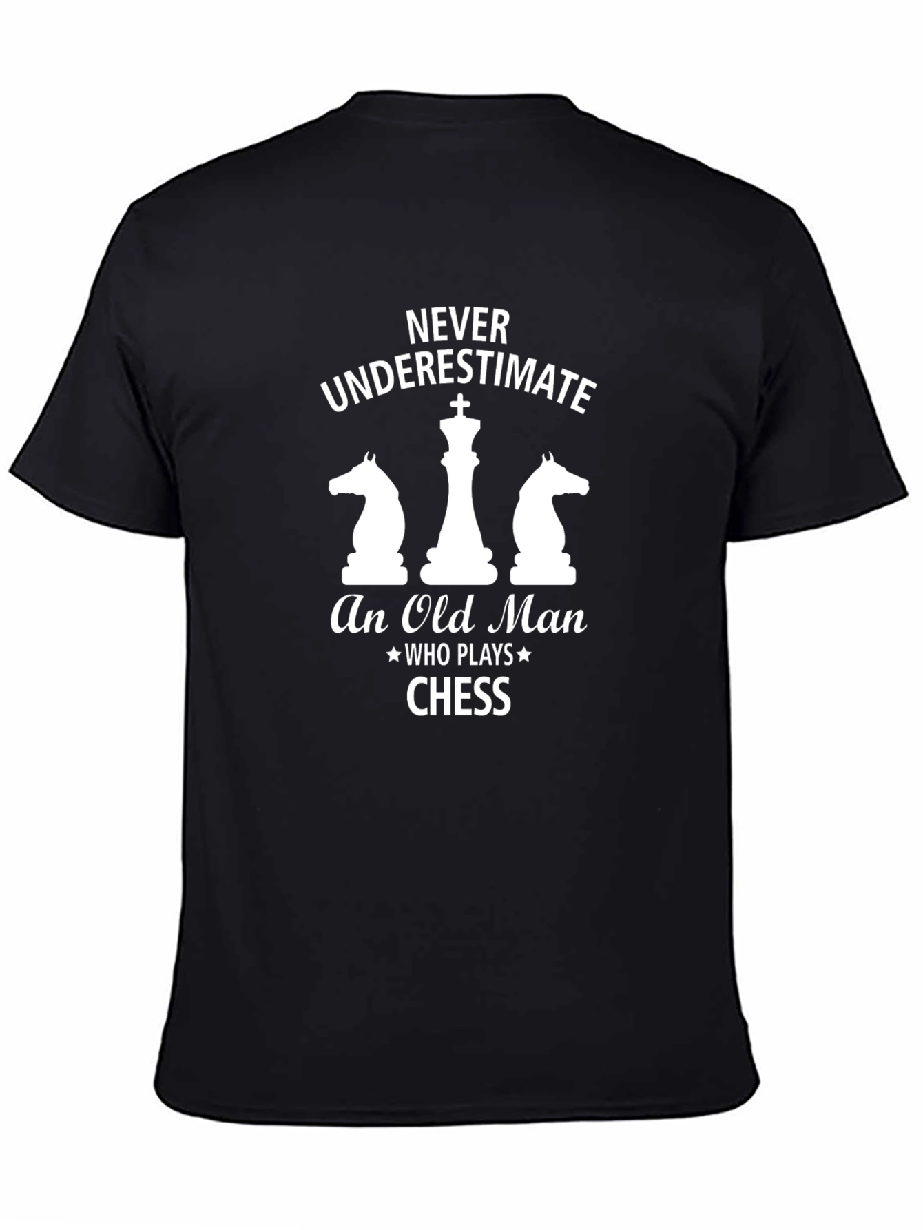 Chess Old Man T-Shirt: Never Underestimate!