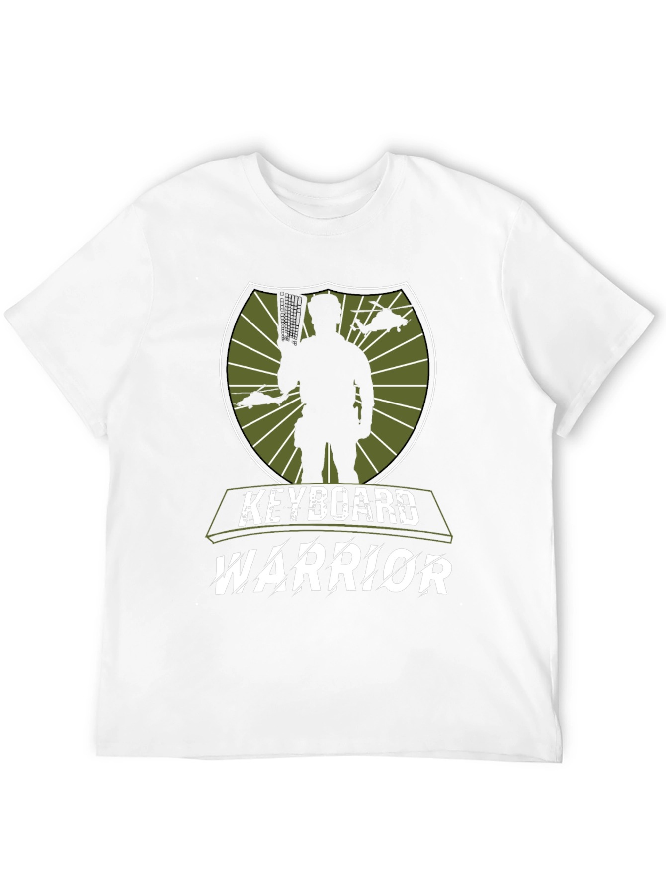 Keyboard Warrior Graphic Tee - Mens Black T-Shirt