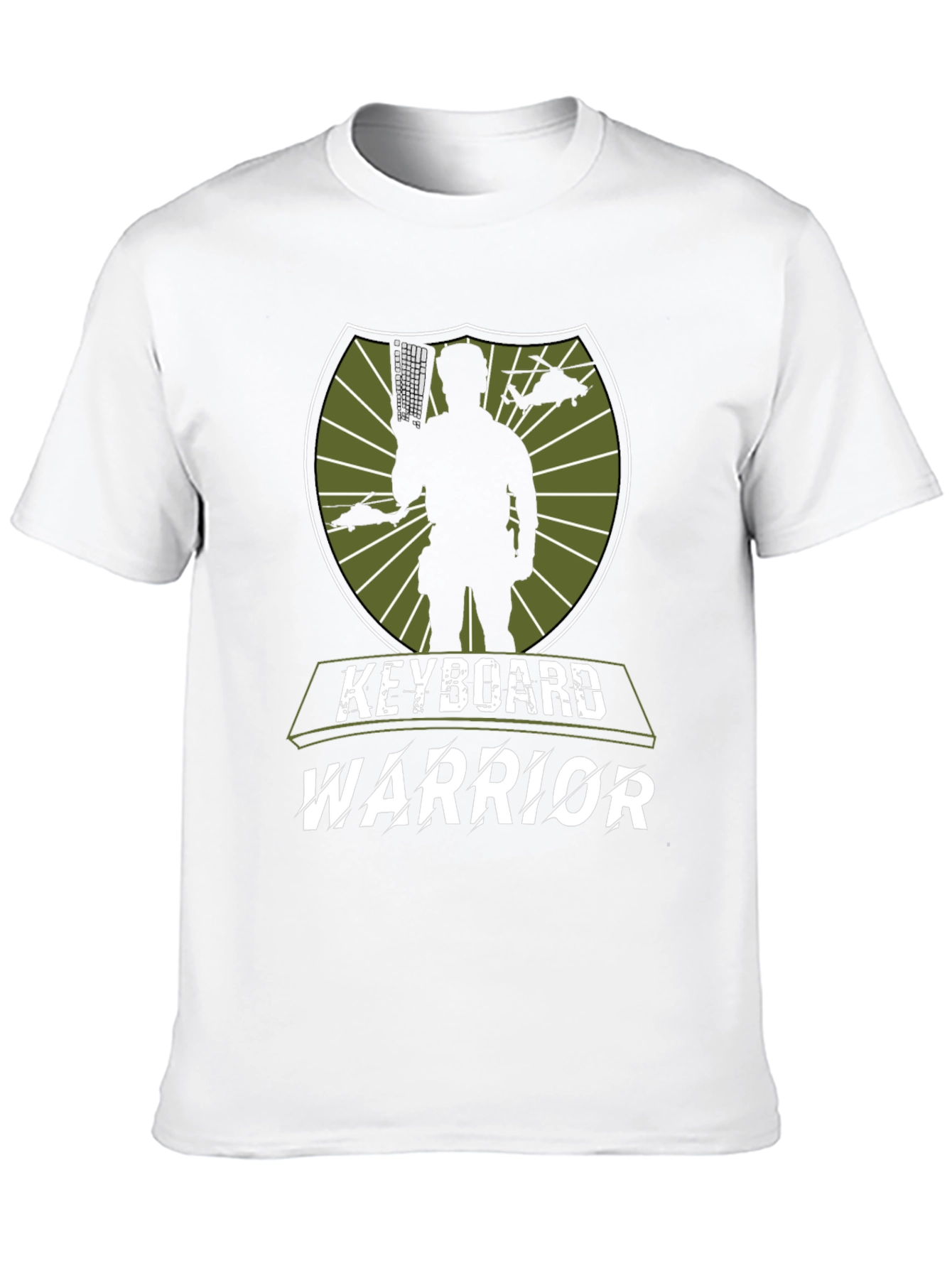 Keyboard Warrior Graphic Tee - Mens Black T-Shirt