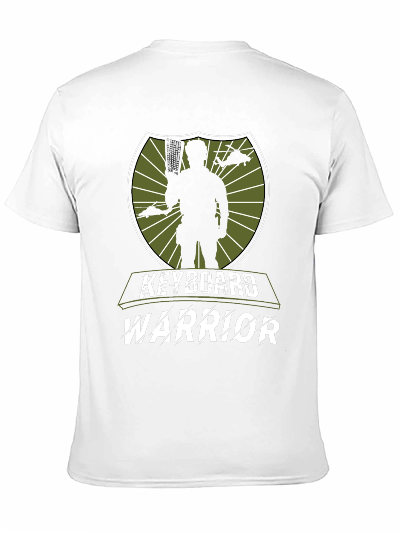 Keyboard Warrior Graphic Tee - Mens Black T-Shirt