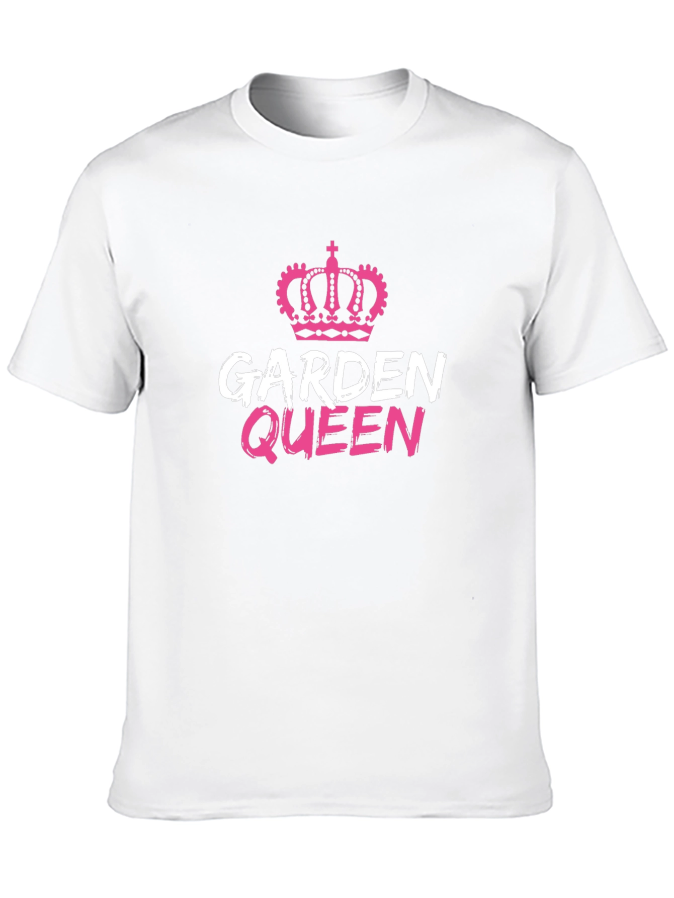 Garden Queen Graphic Tee - Black Cotton T-Shirt