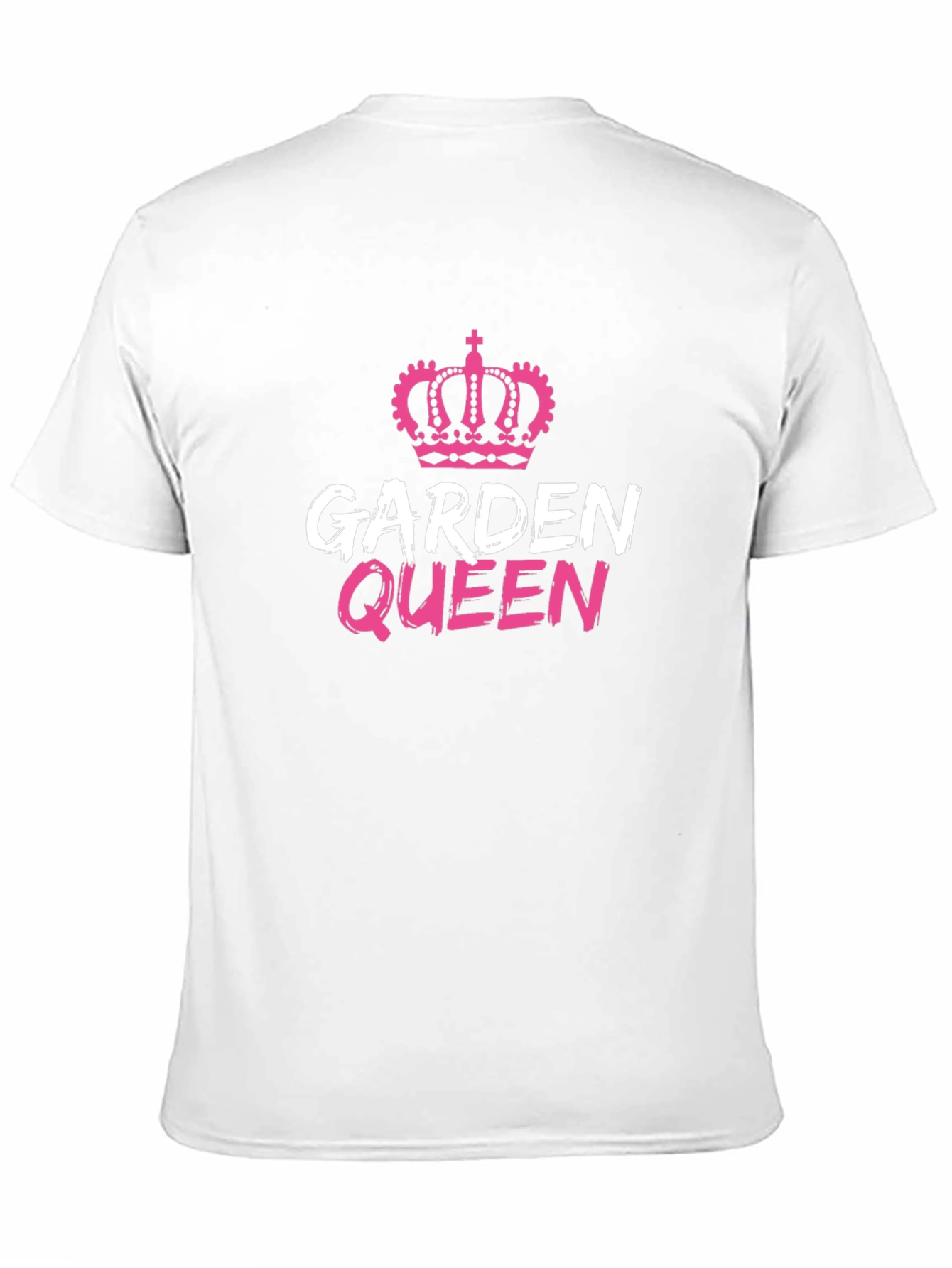 Garden Queen Graphic Tee - Black Cotton T-Shirt