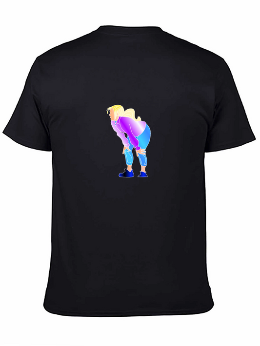 Humorous Graphic Tee - Tired Meme Shirt