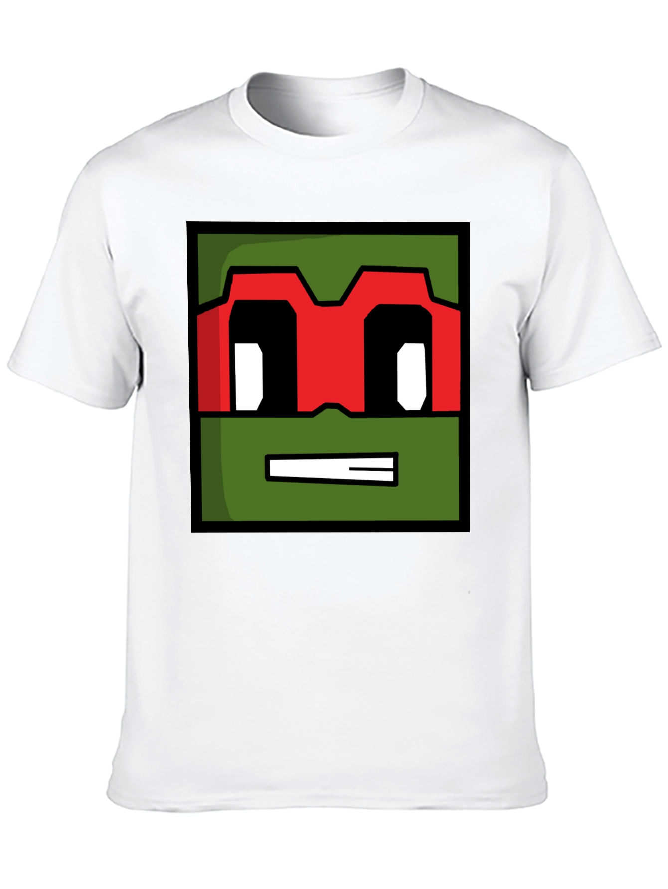 Pixelated Ninja Turtle Graphic Tee - Black