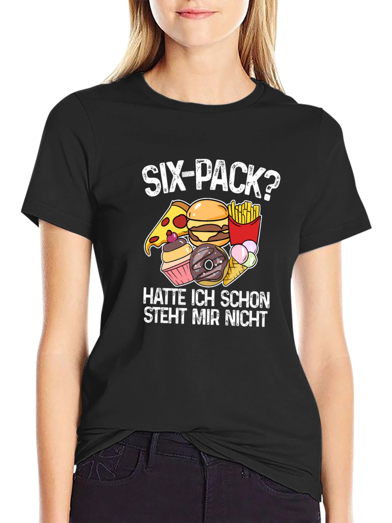 Six-Pack? Food Graphic T-Shirt