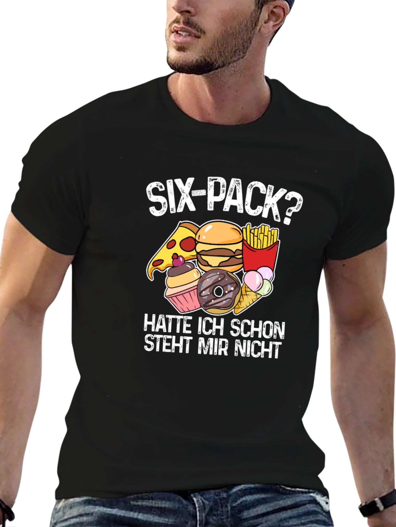 Six-Pack? Food Graphic T-Shirt