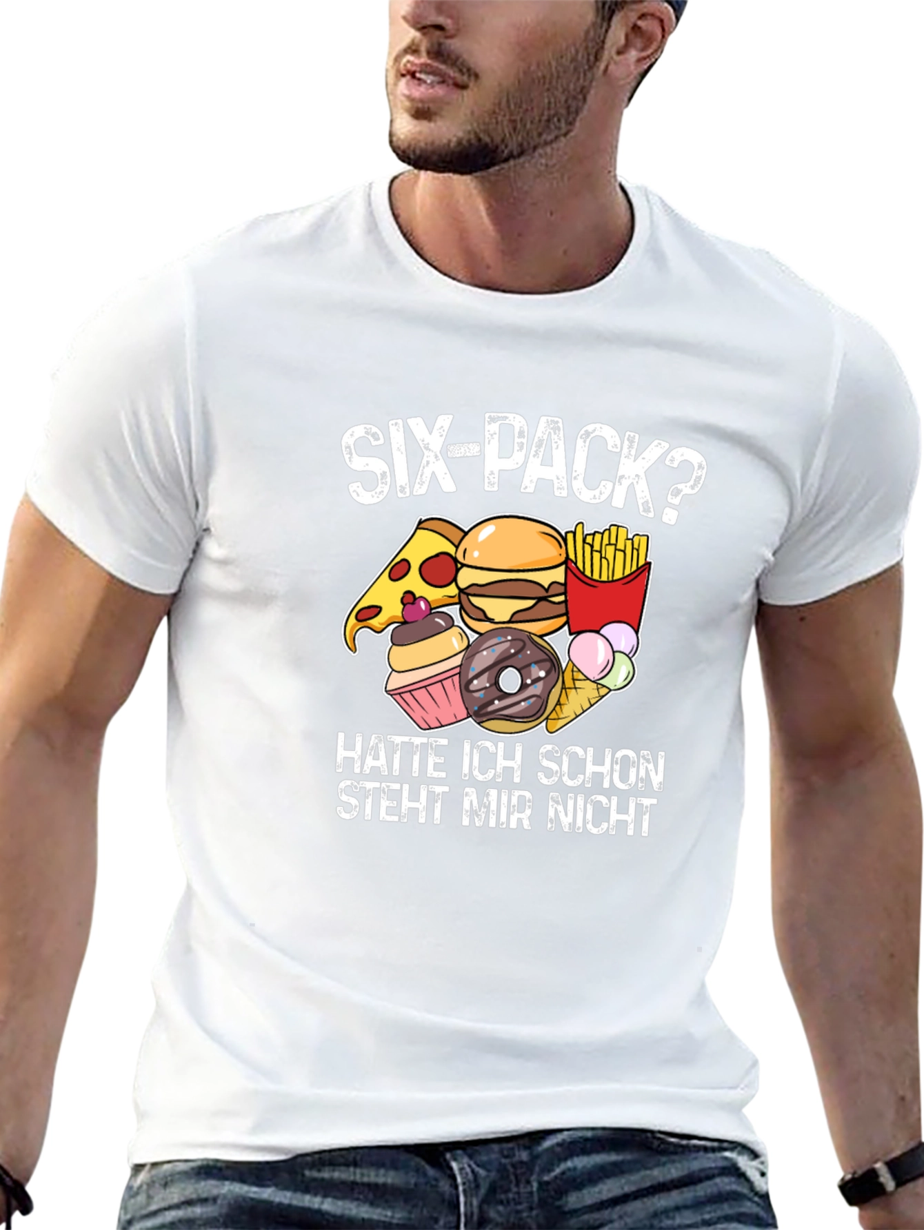 Six-Pack? Food Graphic T-Shirt