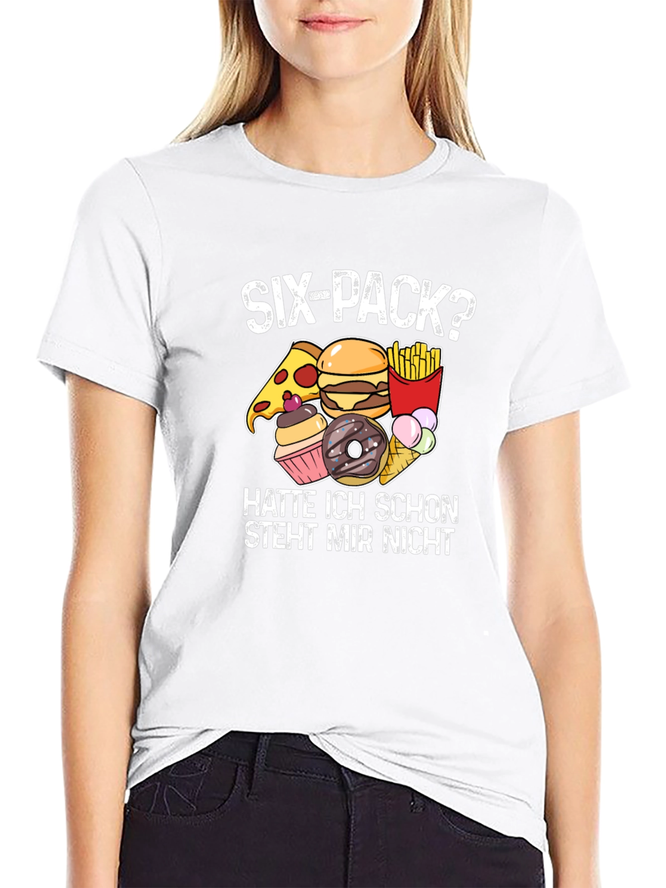 Six-Pack? Food Graphic T-Shirt