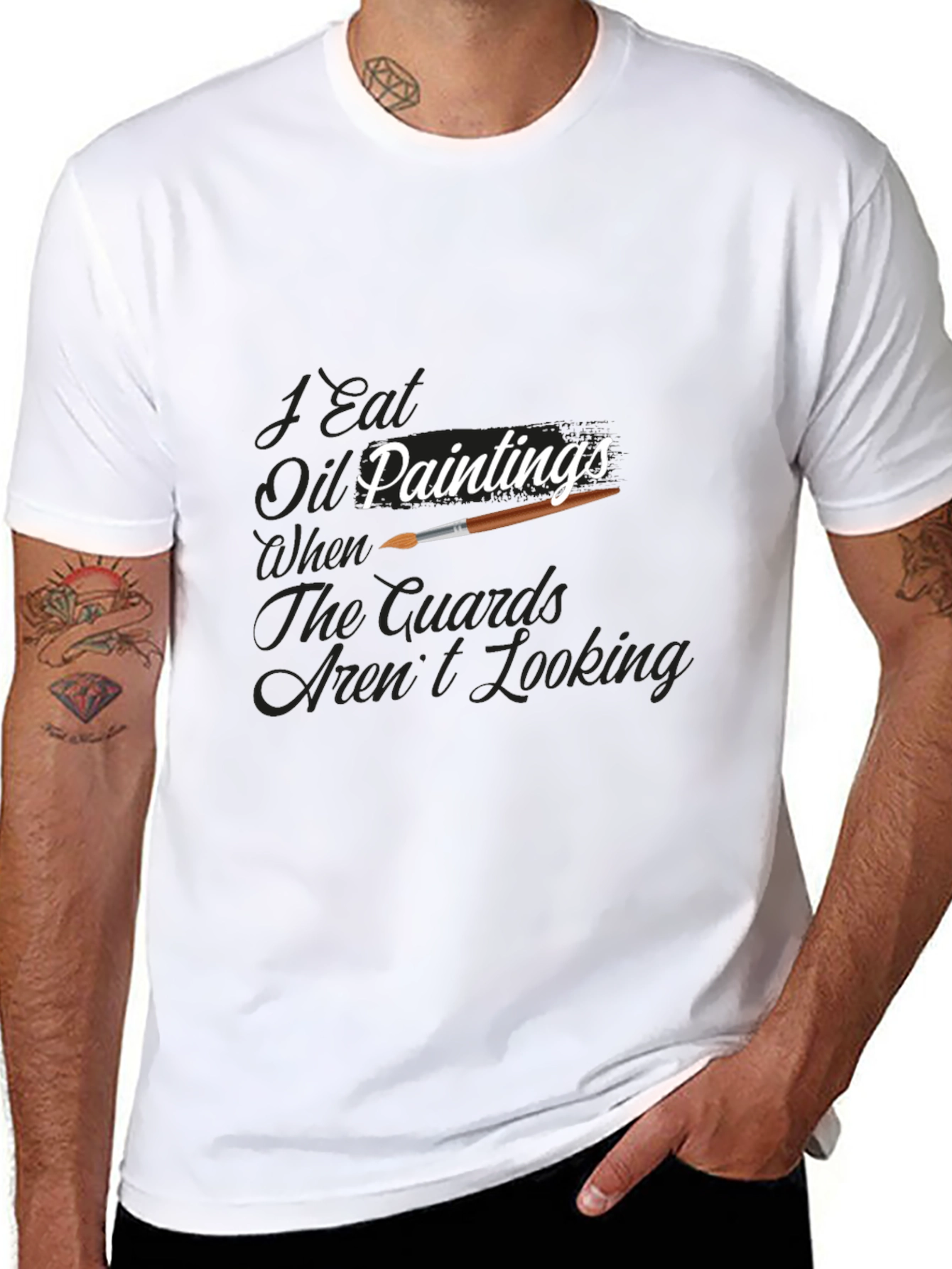 I Eat Oil Paintings T-Shirt