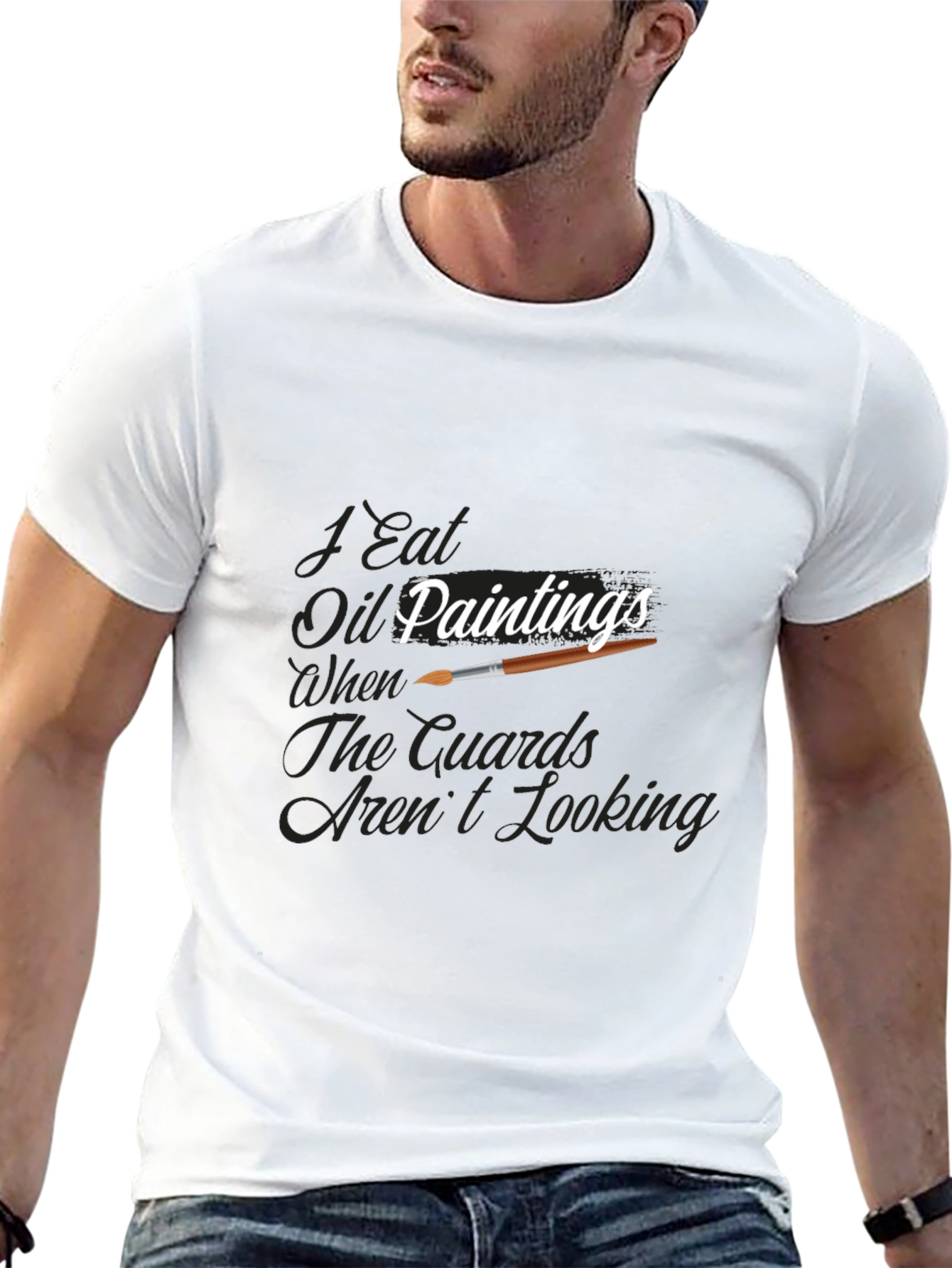 I Eat Oil Paintings T-Shirt