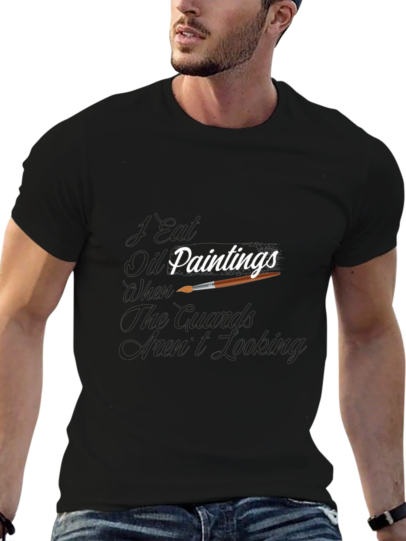 I Eat Oil Paintings T-Shirt