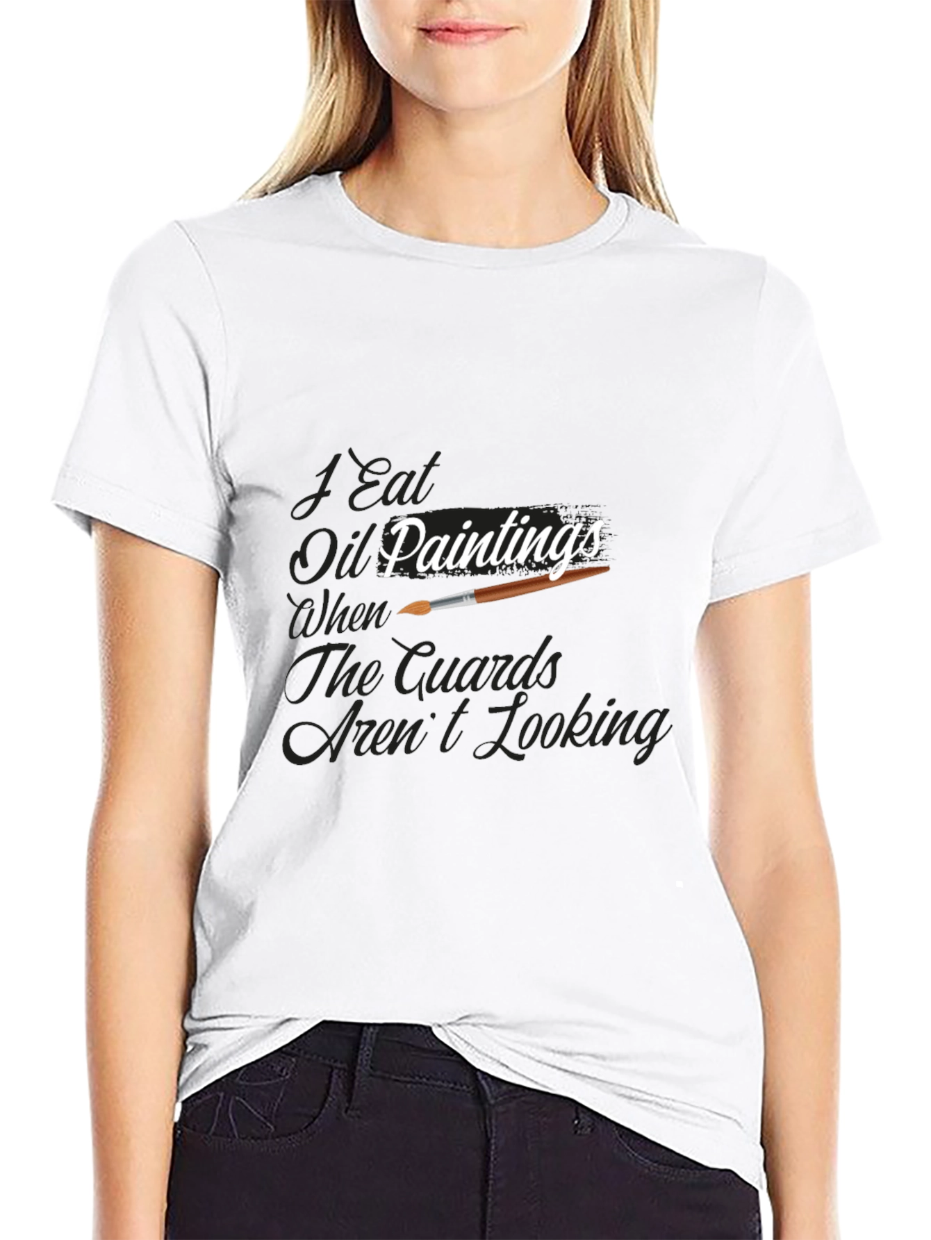 I Eat Oil Paintings T-Shirt