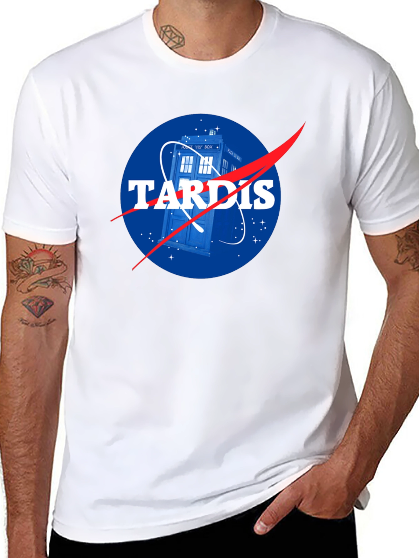 NASA TARDIS Doctor Who Fan T-Shirt
