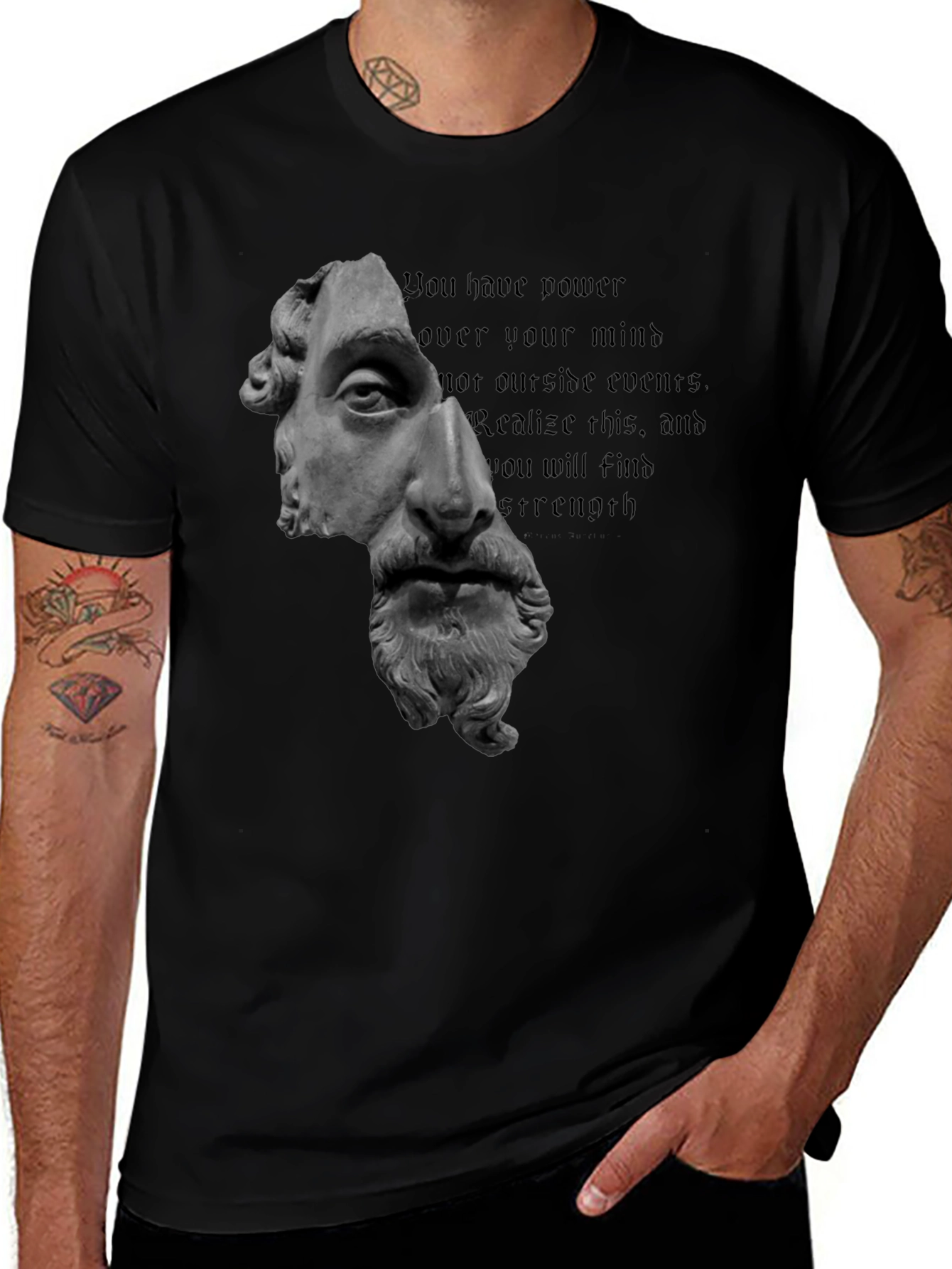 Stoic Philosophy T-Shirt: Find Strength Within