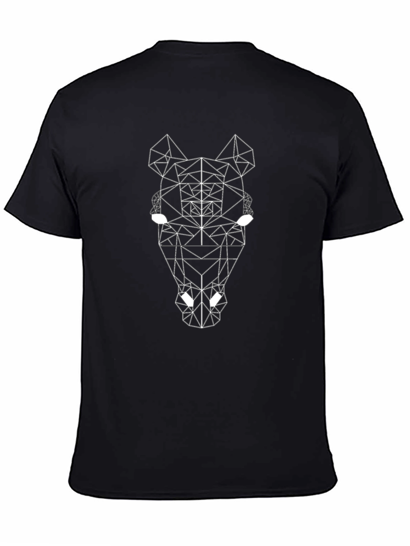 Geometric Horse Tee - Modern Art Graphic T-Shirt