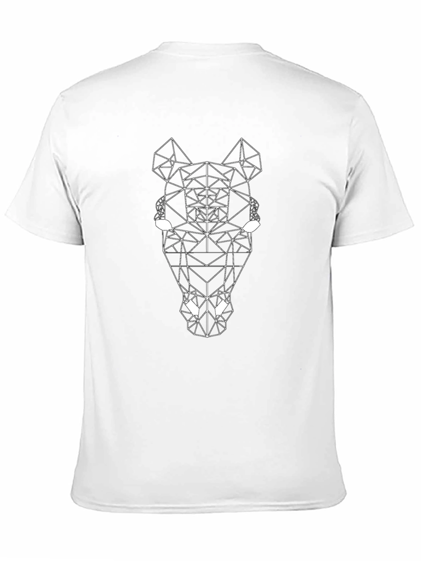 Geometric Horse Tee - Modern Art Graphic T-Shirt