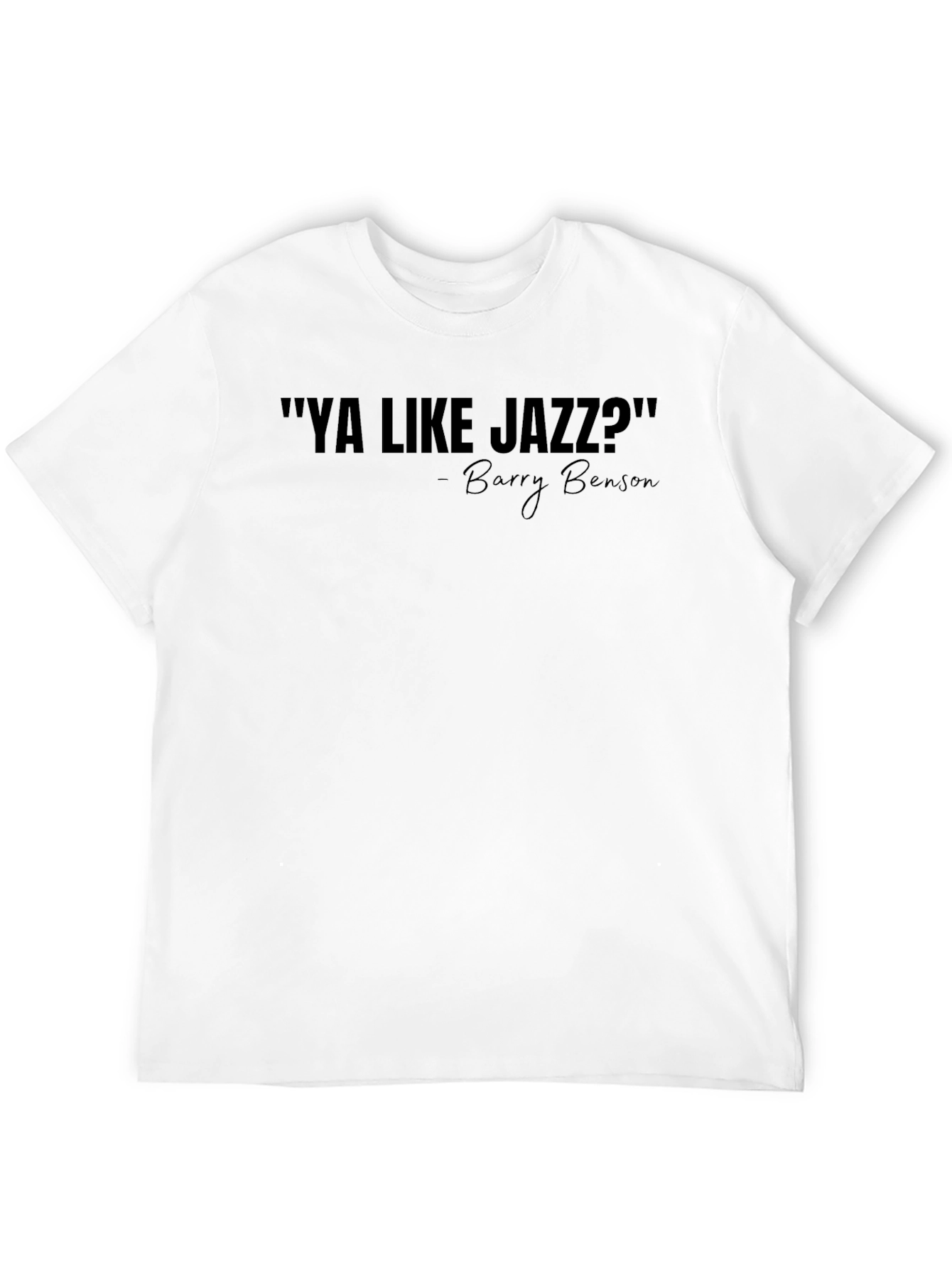 Ya Like Jazz? Barry Benson Black Graphic T-Shirt