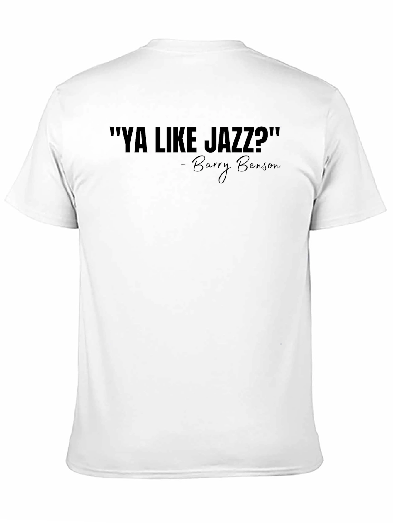 Ya Like Jazz? Barry Benson Black Graphic T-Shirt