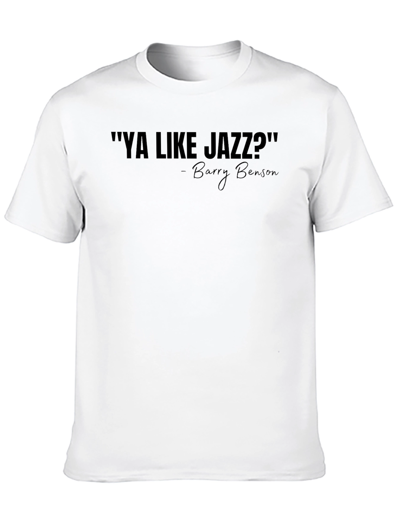 Ya Like Jazz? Barry Benson Black Graphic T-Shirt