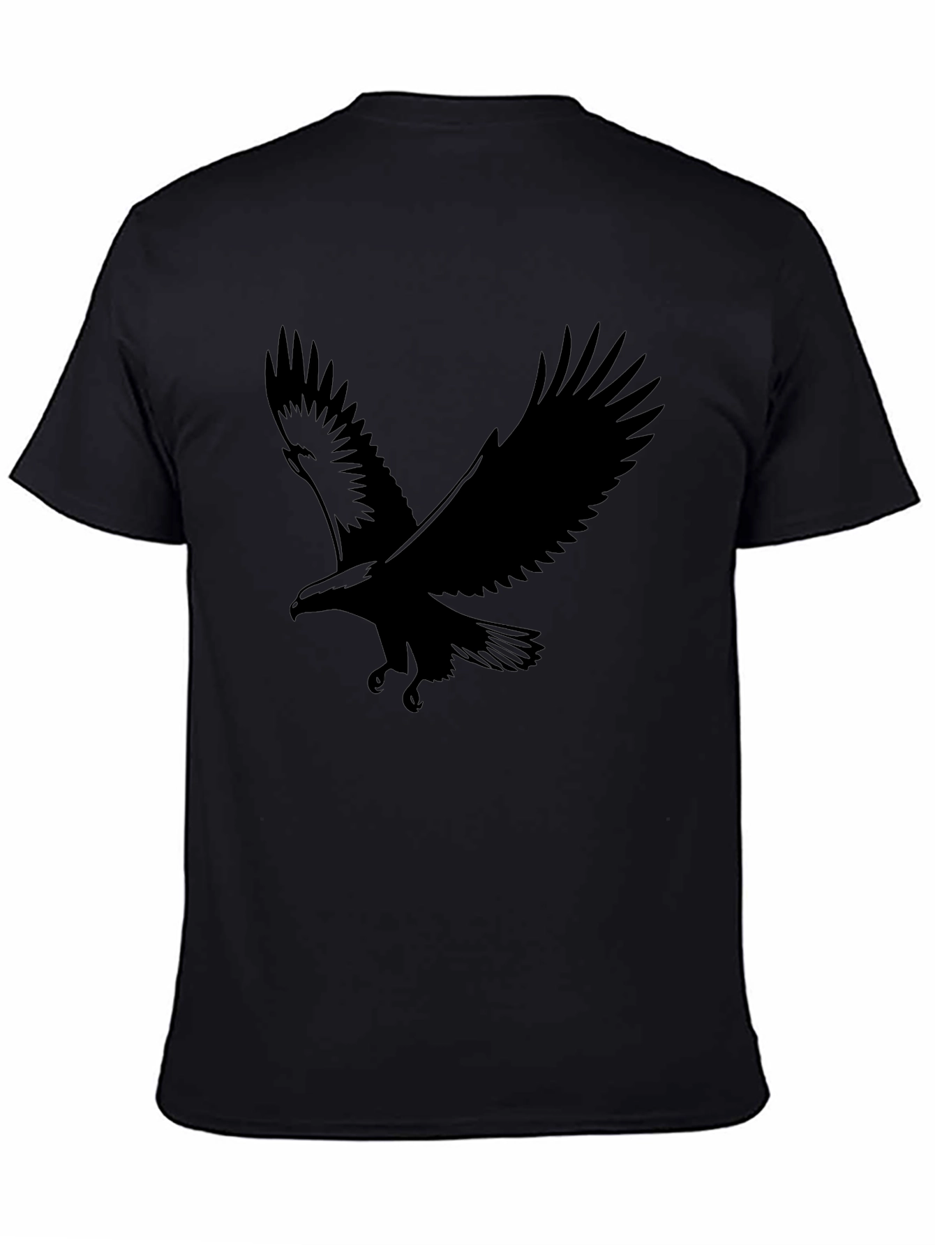 Black Eagle Graphic T-Shirt - Mens Casual Tee