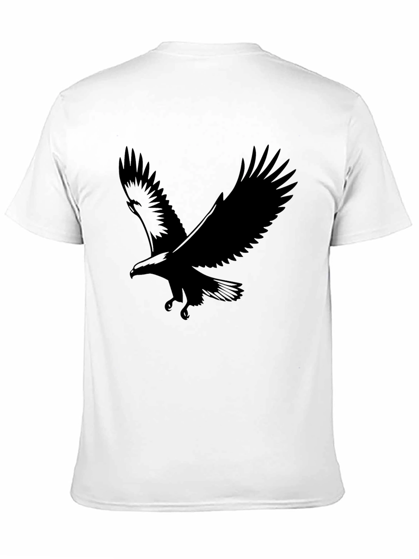 Black Eagle Graphic T-Shirt - Mens Casual Tee