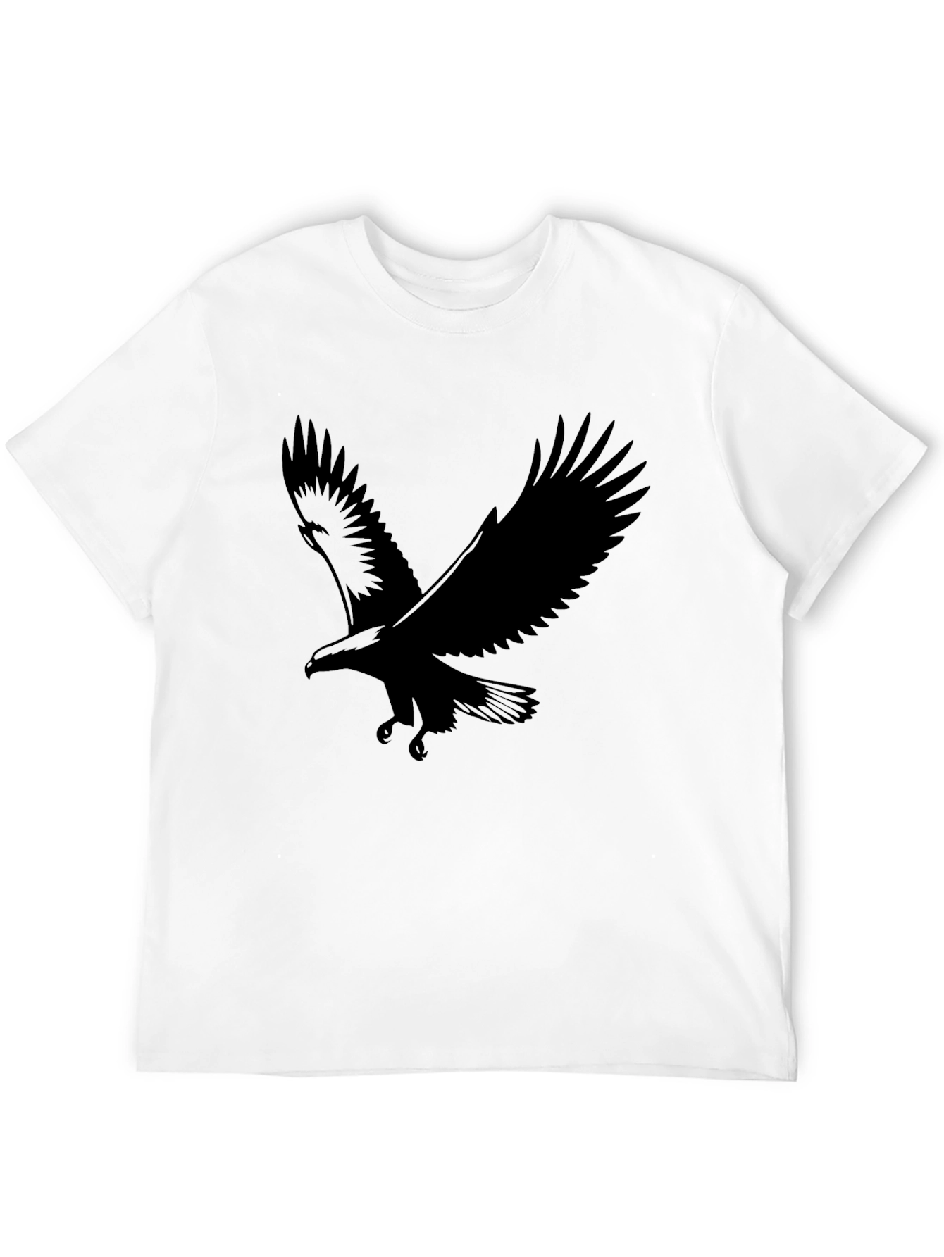 Black Eagle Graphic T-Shirt - Mens Casual Tee