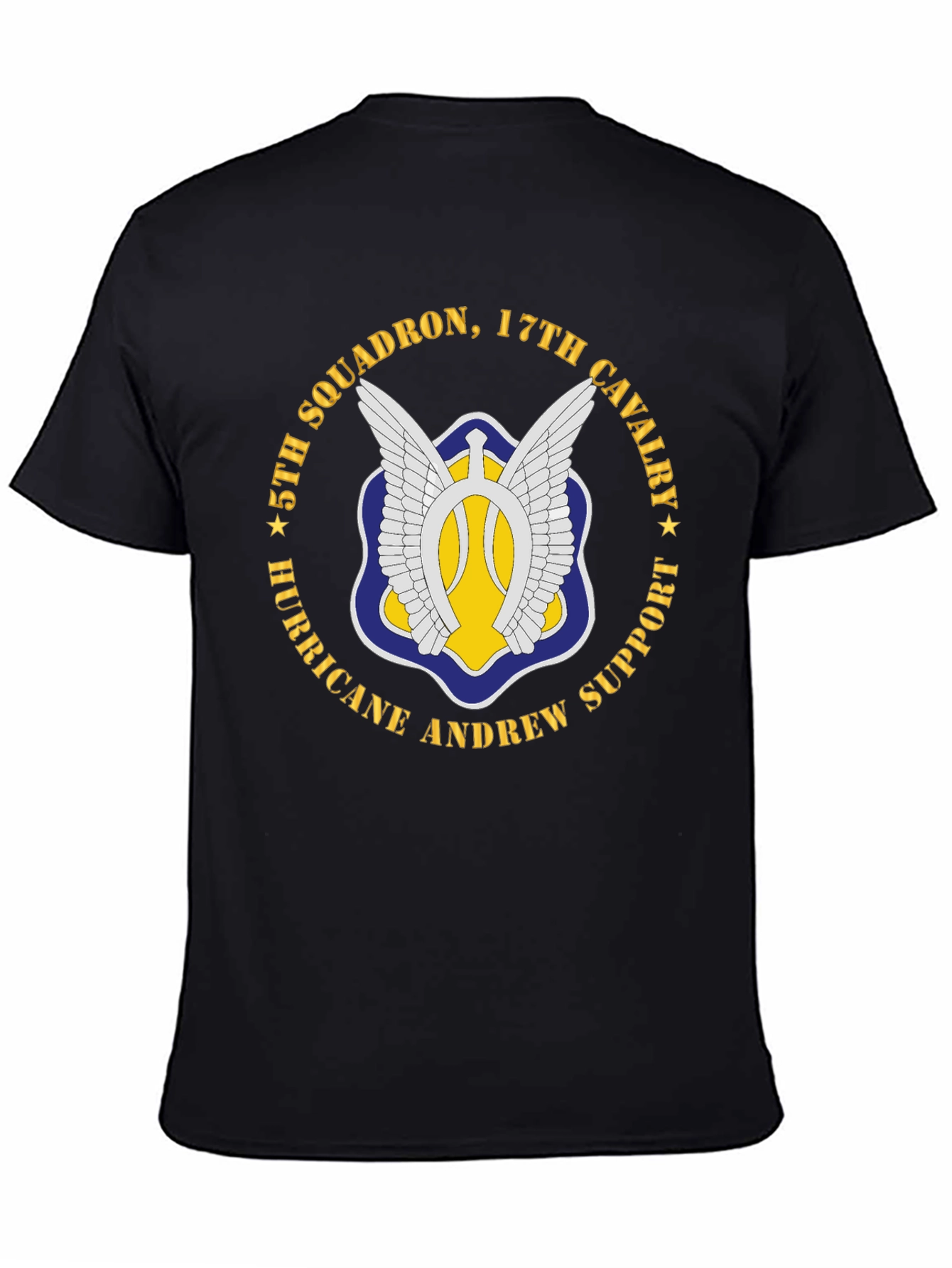 5th Squadron 17th Cavalry Hurricane Andrew Support T-Shirt