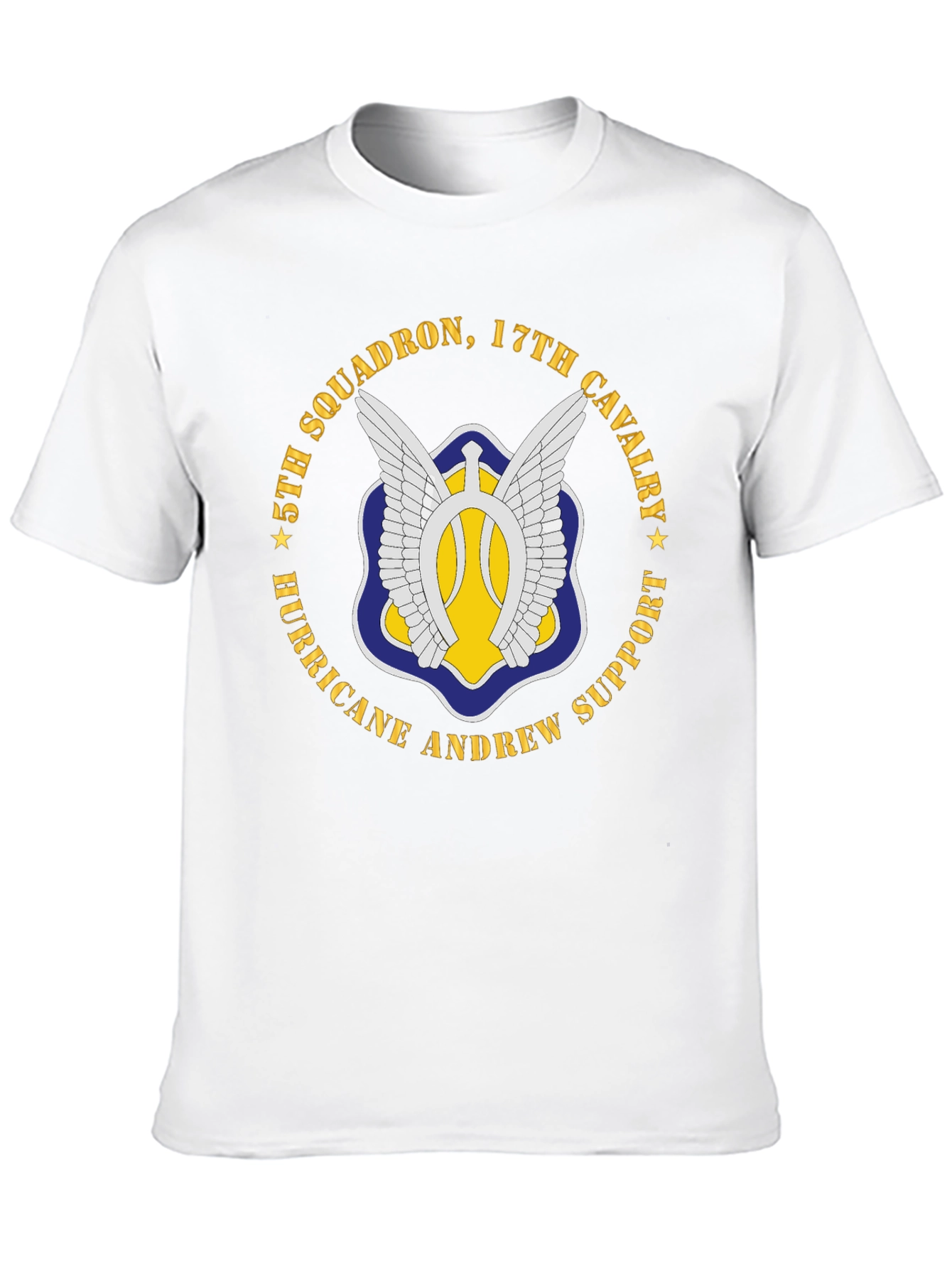 5th Squadron 17th Cavalry Hurricane Andrew Support T-Shirt