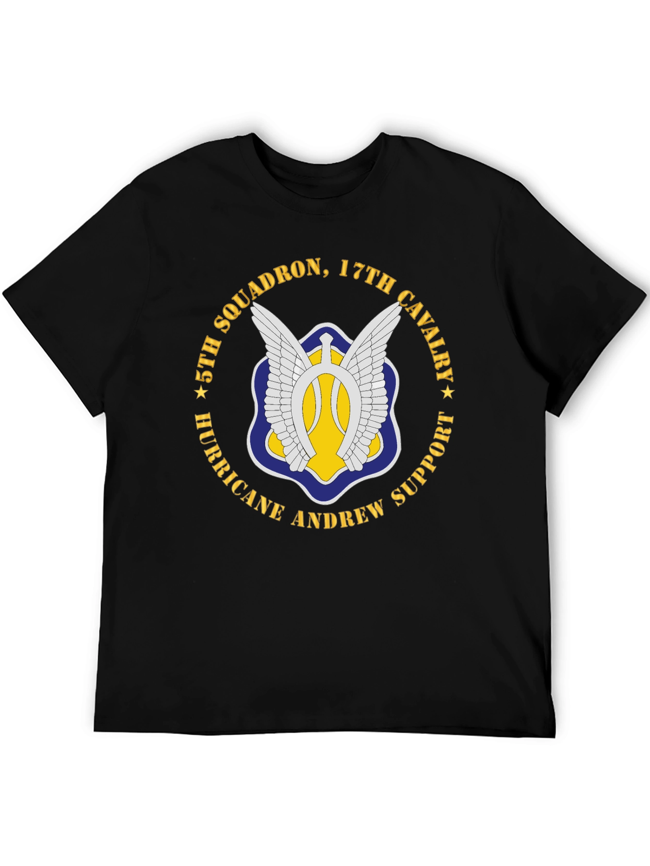 5th Squadron 17th Cavalry Hurricane Andrew Support T-Shirt