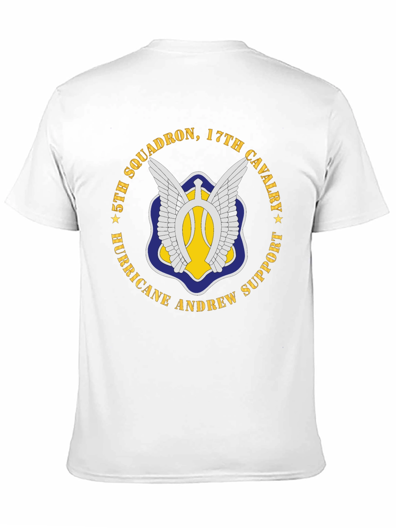 5th Squadron 17th Cavalry Hurricane Andrew Support T-Shirt