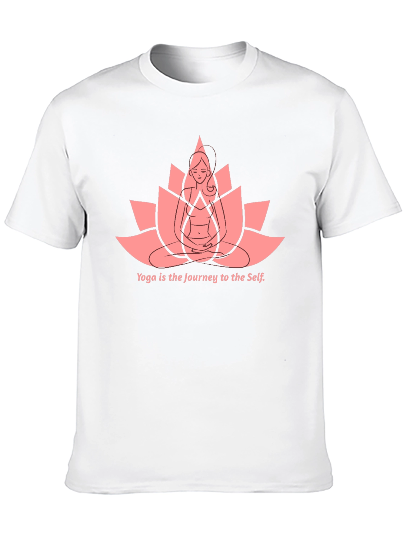 Yoga Journey Graphic Tee - Black
