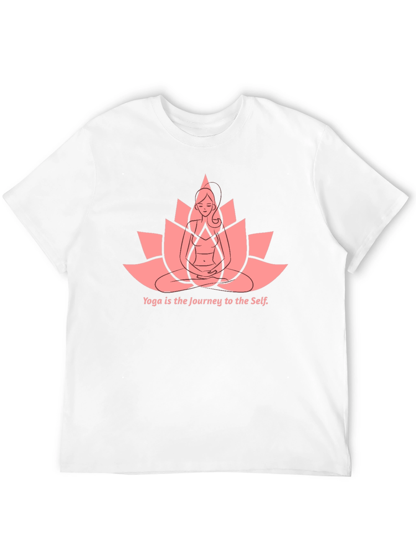 Yoga Journey Graphic Tee - Black