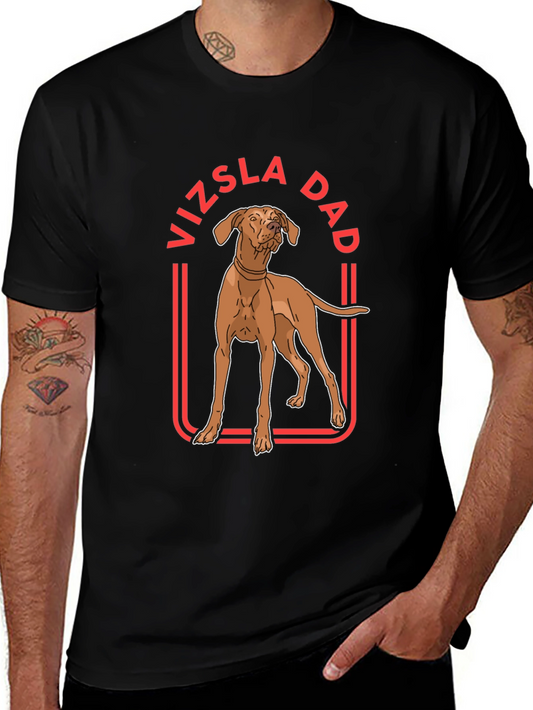 Vizsla Dad Graphic T-Shirt