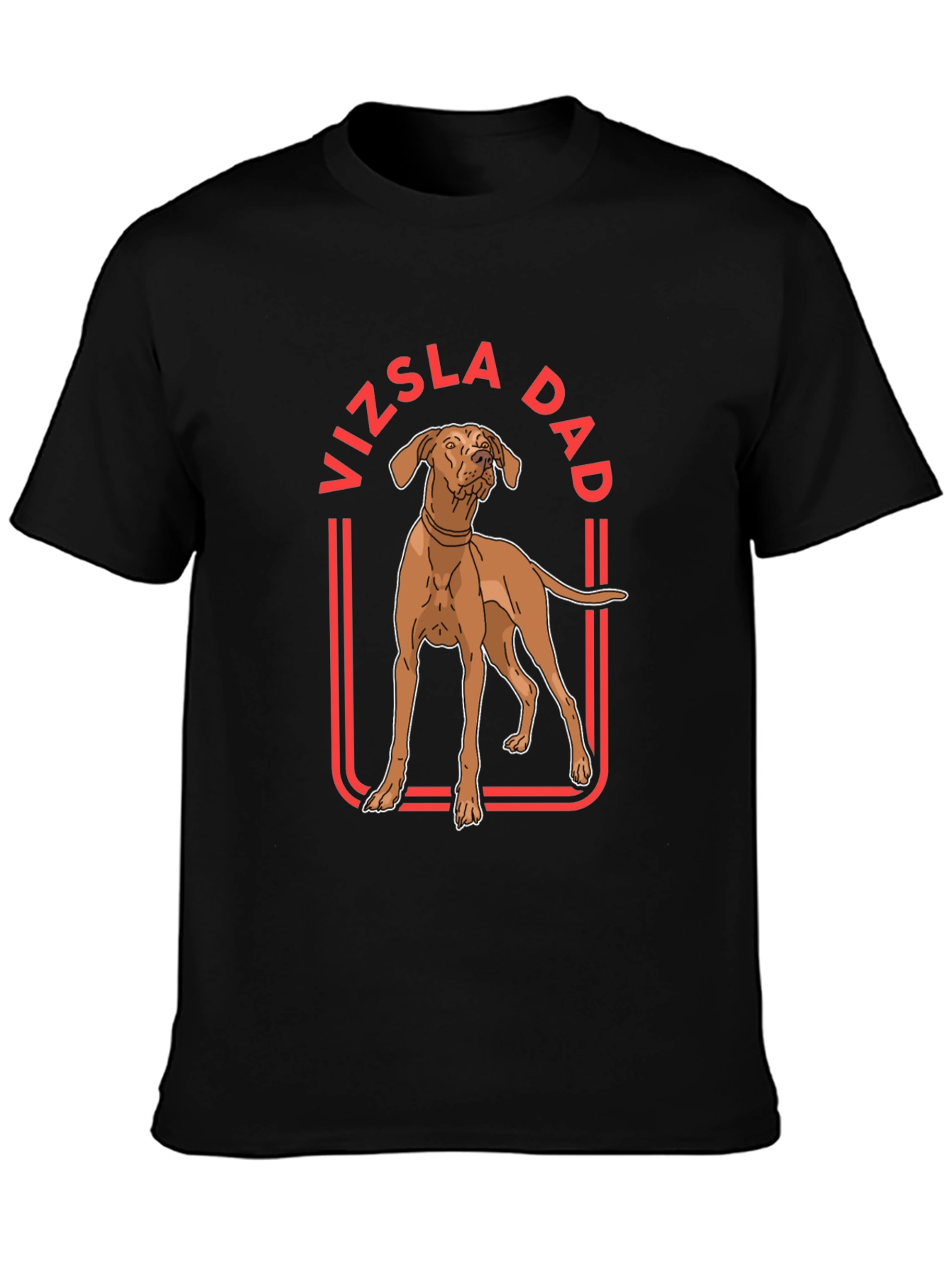 Vizsla Dad Graphic T-Shirt